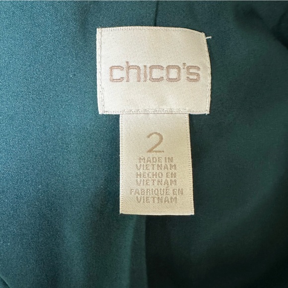 Chico’s 2 Washable Velvet Blazer Jacket - Picture 10 of 12